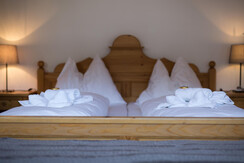 Detail frische Betten Detail frische Betten