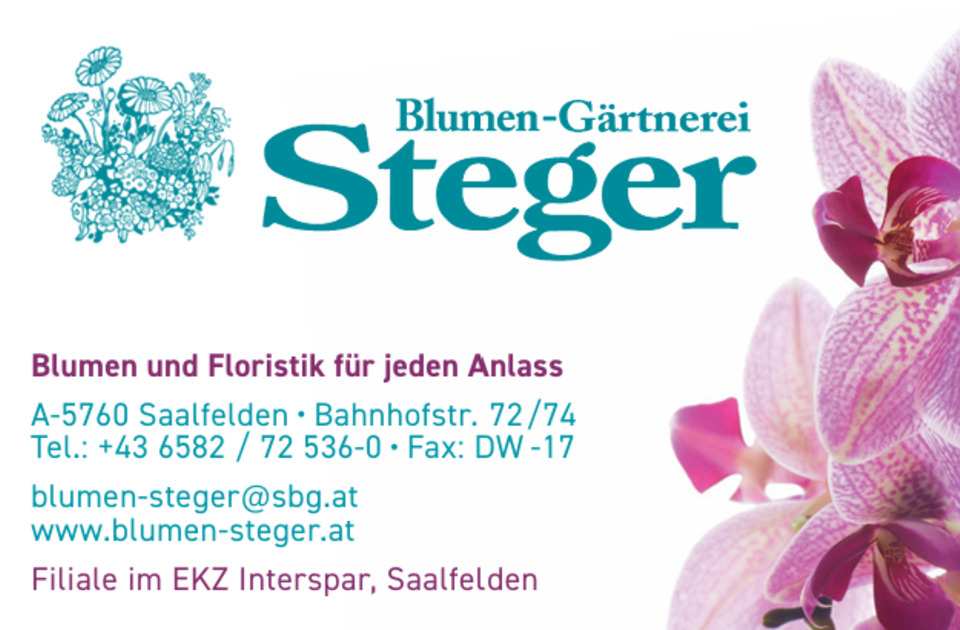 Blumen Steger neu