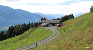Blick auf die Alm