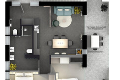 Layout Penthouse // Apart Herzog Leogang
