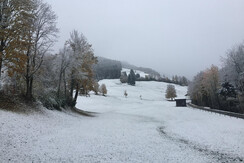 Blick von der Terasse nach Süden (Winter)
