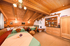 Breakfast and rest room