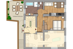 Grundriss Appartement für Zwei Grundriss Appartement für Zwei