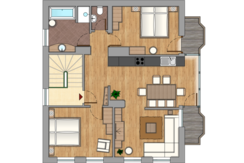 Grundriss Luxus-Appartement Grundriss Luxus-Appartement
