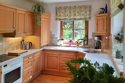 Landhausküche Natur Apartment EschenWald Landhausküche Natur Apartment EschenWald